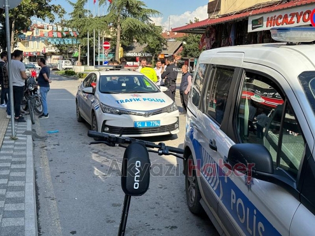 Pat pat ile çarpışan motosikletli yaralandı