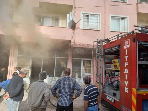 Hamak imalathanesinde korkutan yangın