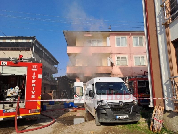 Hamak imalathanesinde korkutan yangın