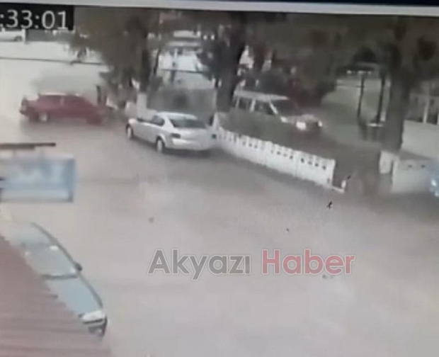 Kaza anı kamerada