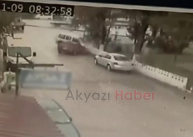 Kaza anı kamerada