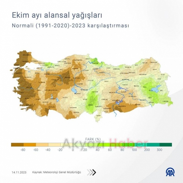Kuraklık haritası yayınlandı: Türkiye tehlike altında