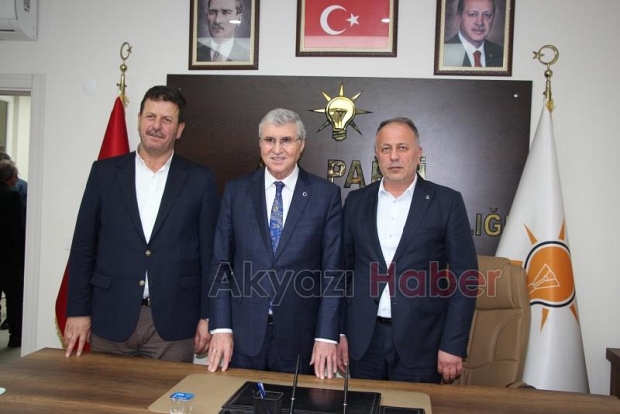 Ekrem Yüce'den AK Parti ve MHP Akyazı İlçe Başkanlıklarını ziyaret