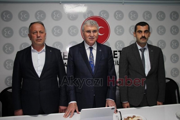 Ekrem Yüce'den AK Parti ve MHP Akyazı İlçe Başkanlıklarını ziyaret