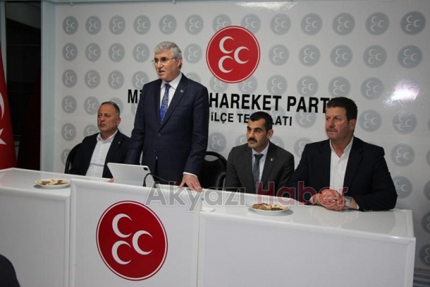 Ekrem Yüce'den AK Parti ve MHP Akyazı İlçe Başkanlıklarını ziyaret