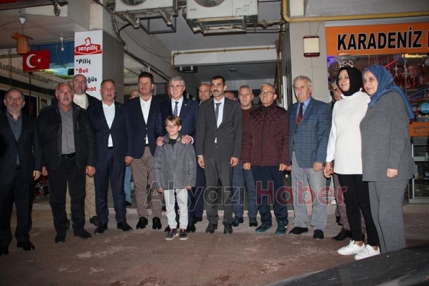 Ekrem Yüce'den AK Parti ve MHP Akyazı İlçe Başkanlıklarını ziyaret
