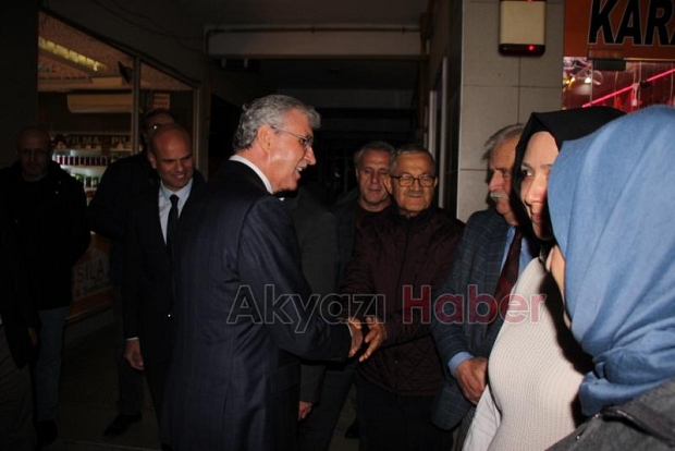 Ekrem Yüce'den AK Parti ve MHP Akyazı İlçe Başkanlıklarını ziyaret