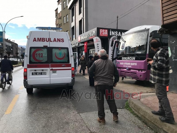 Halk otobüsünde panik anları