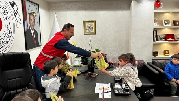 Akşemseddin Kur’an kursu öğrencilerinden Kızılay'a ziyaret