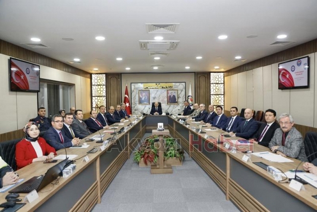 Valilikte kış tedbirleri toplantısı