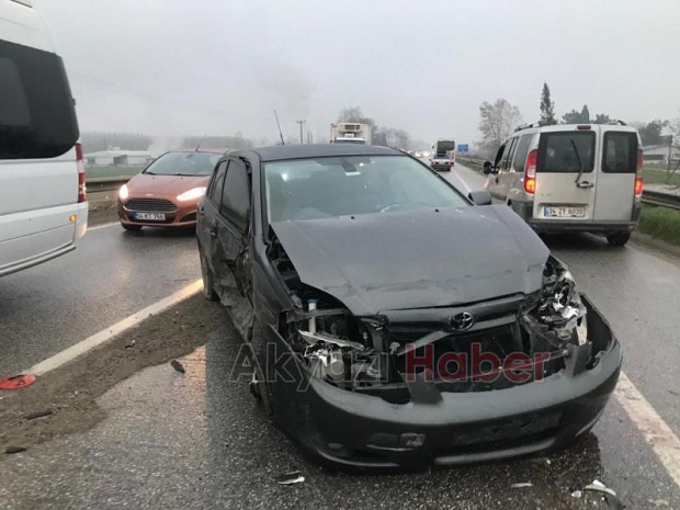 Mudurnu Köprüsünde feci kaza 3 yaralı
