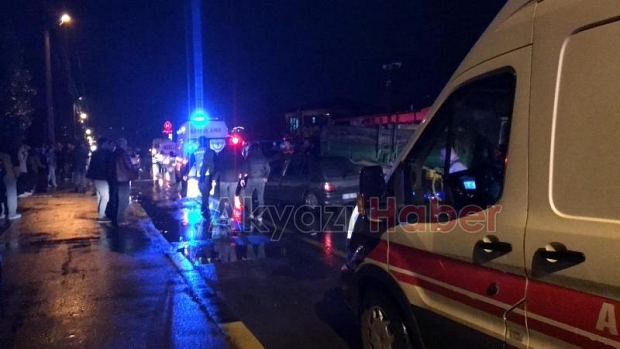 Kuzuluk yolunda zincirleme kaza 4 yaralı