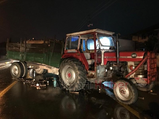 Kuzuluk yolunda zincirleme kaza 4 yaralı