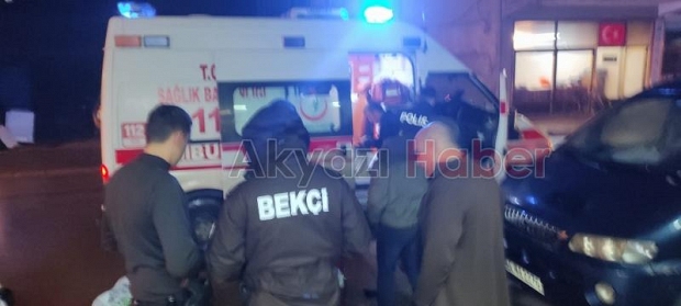 Elektrikli bisiklet yayaya çarptı