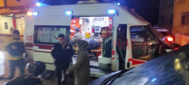 Elektrikli bisiklet yayaya çarptı