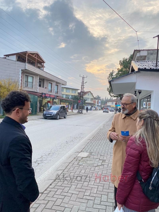 Murat Tepeçınar'dan pazar esnafı ve vatandaşları ziyaret