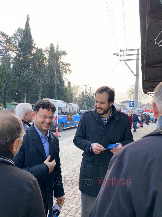 Murat Tepeçınar'dan pazar esnafı ve vatandaşları ziyaret