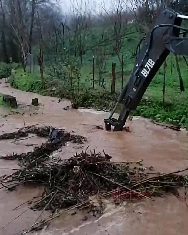 Altındere'de su baskını