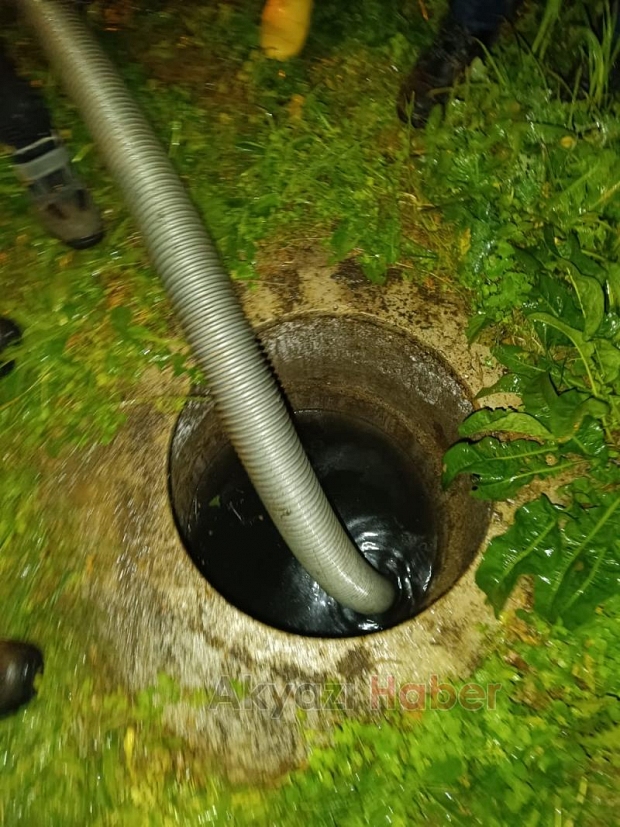 Akyazı TOKİ konutlarının sığınaklarını su bastı