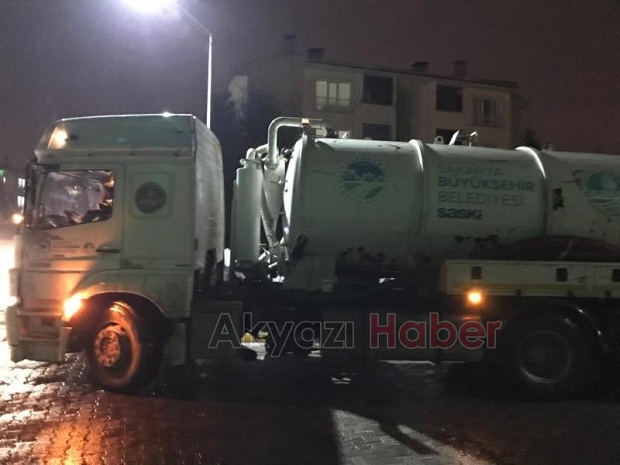 Akyazı TOKİ konutlarının sığınaklarını su bastı