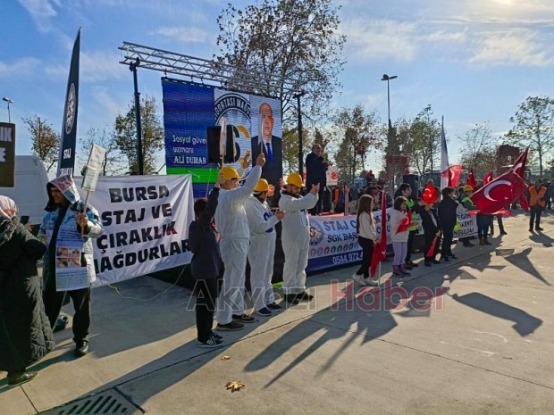 Staj ve çıraklık mağdurlarının mücadelesi sürüyor