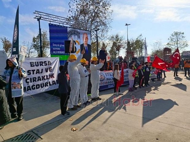 Staj ve çıraklık mağdurlarının mücadelesi sürüyor