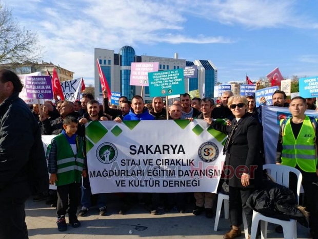 Staj ve çıraklık mağdurlarının mücadelesi sürüyor