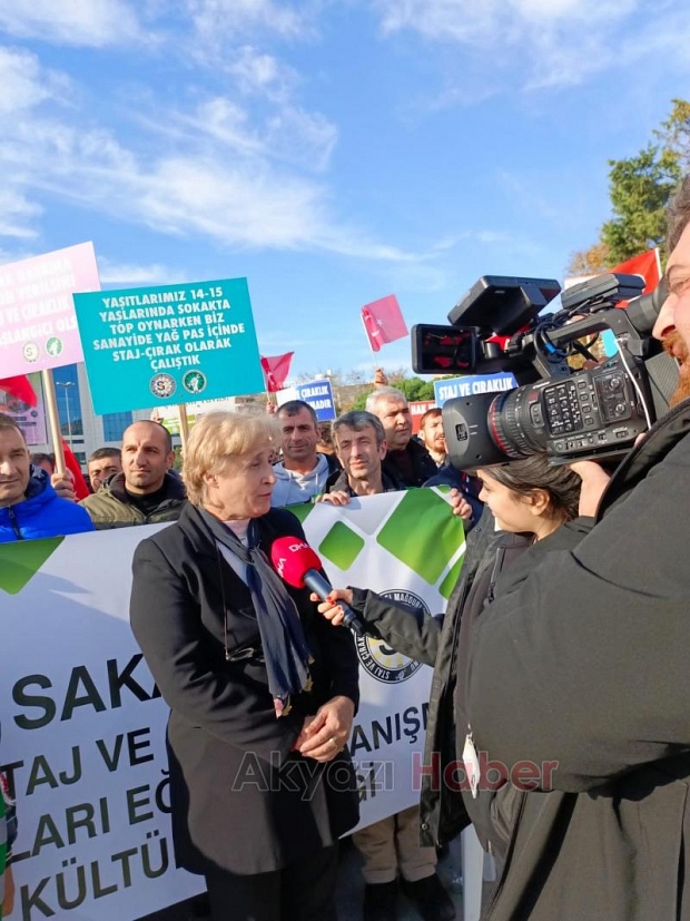 Staj ve çıraklık mağdurlarının mücadelesi sürüyor