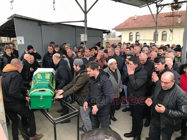 kaza kurbanı sürücü toprağa verildi