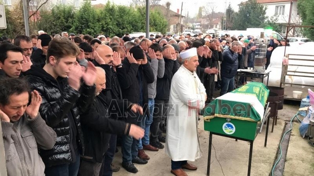 kaza kurbanı sürücü toprağa verildi