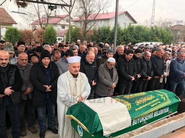 kaza kurbanı sürücü toprağa verildi
