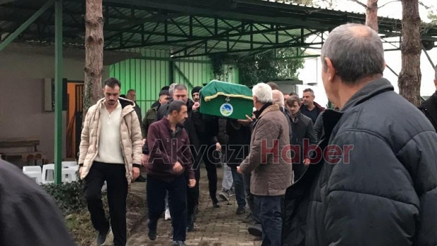 kaza kurbanı sürücü toprağa verildi