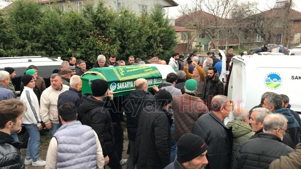 kaza kurbanı sürücü toprağa verildi