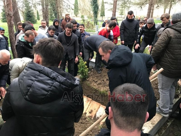 kaza kurbanı sürücü toprağa verildi