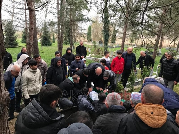 kaza kurbanı sürücü toprağa verildi