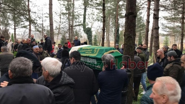 kaza kurbanı sürücü toprağa verildi