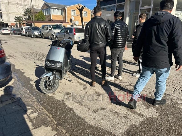 Bisikletli çocuk kazada yaralandı