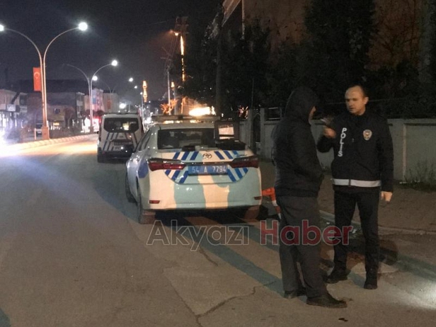 Akyazı'da trafik denetimi