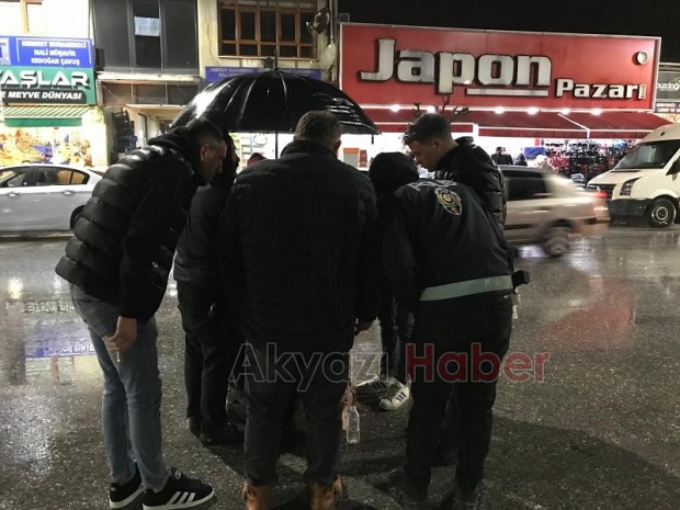 Motosikletin çarptığı kadın yaralandı