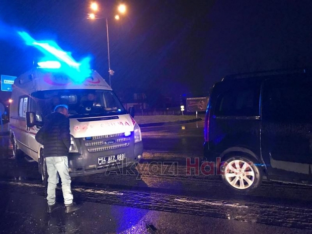 Kuzuluk Kavşağında kaza: 2 yaralı