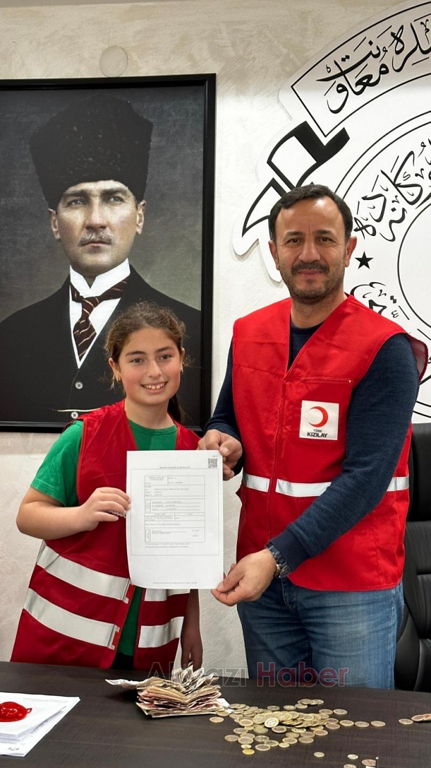 İlkokul öğrencilerinden Gazze'ye yardım