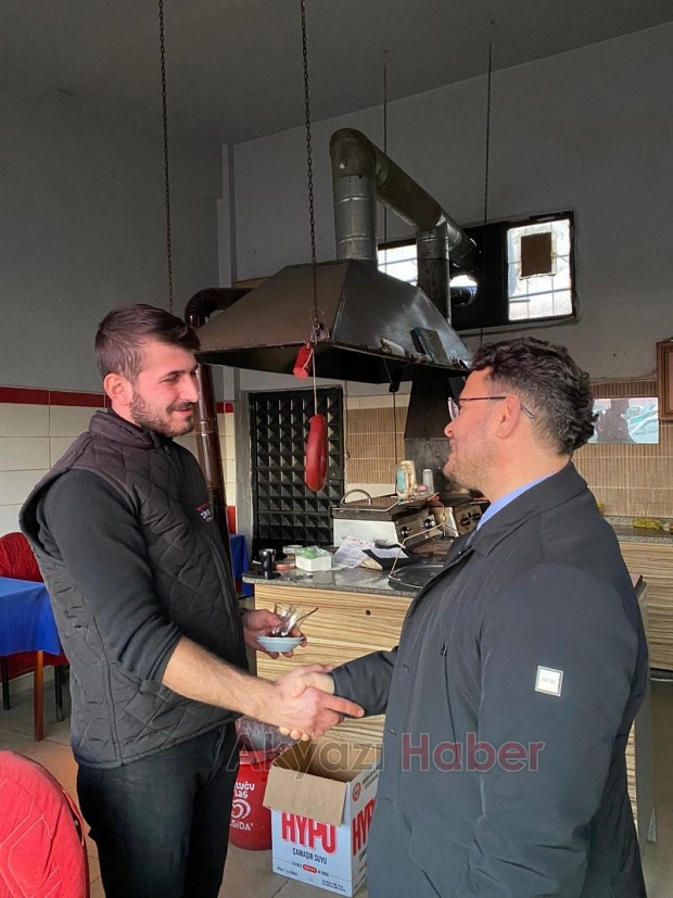 Murat Tepeçınar'dan sanayi esnafına ziyaret