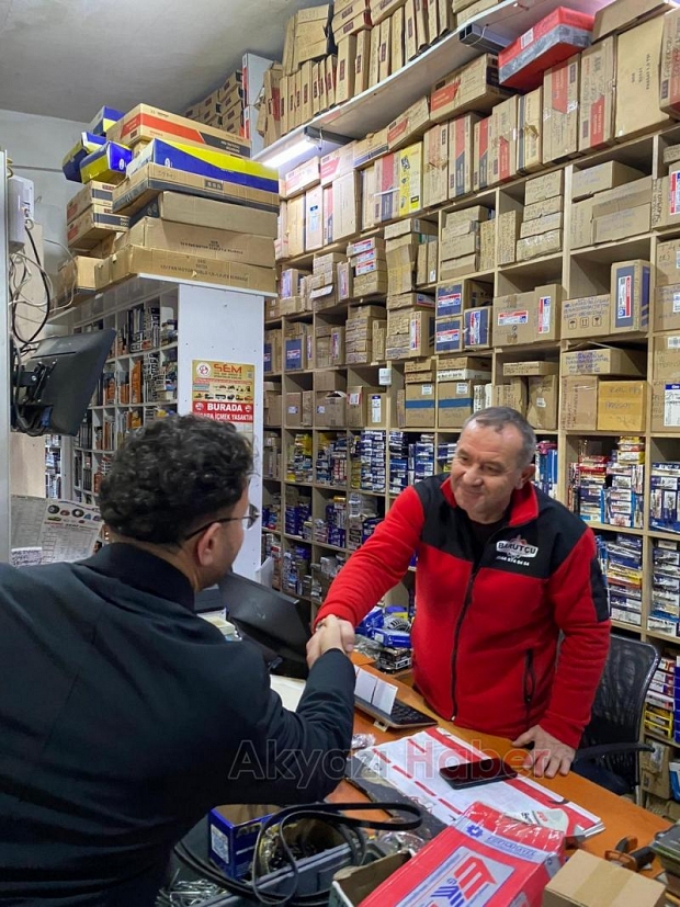 Murat Tepeçınar'dan sanayi esnafına ziyaret