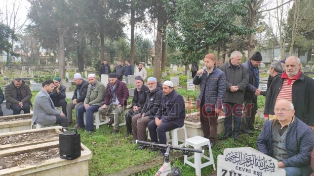 Emekli İtfaiye'ci Orhan Yazıcı defnedildi