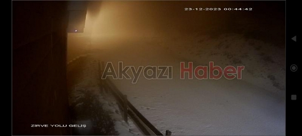 Yüksek kesimlerde kar yağışı başladı