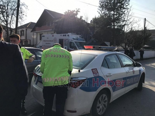 Bisikletli çocuğa otomobil çarptı