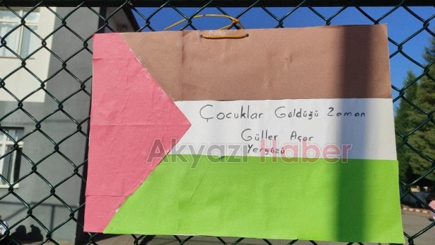 İnönü İlkokulunda Filistin kermesi