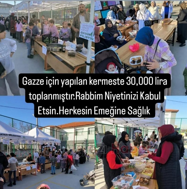 İnönü İlkokulunda Filistin kermesi