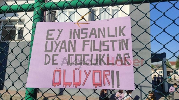 İnönü İlkokulunda Filistin kermesi