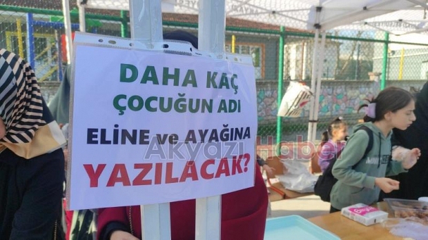 İnönü İlkokulunda Filistin kermesi